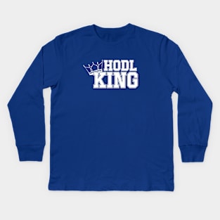 HODL King Kids Long Sleeve T-Shirt